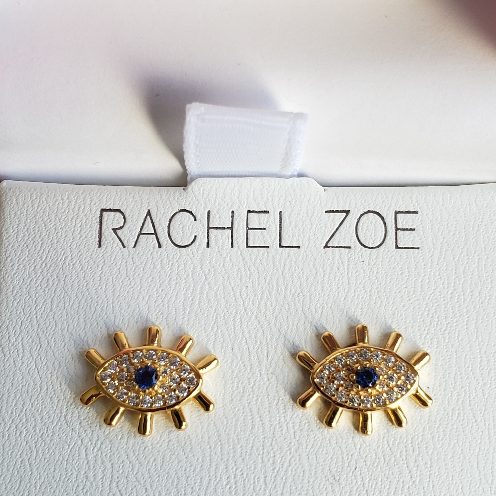 Rachel Zoe, evil eye studs